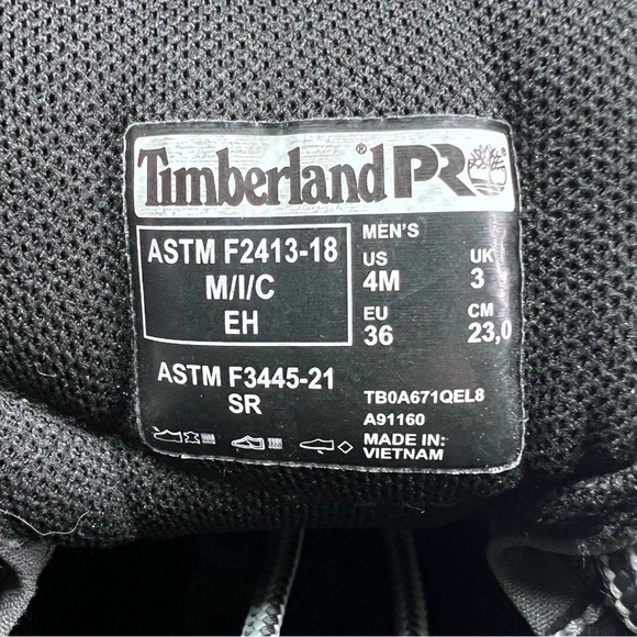 Timberland PRO Men's Gray Work Boots - Picture 12 of 15